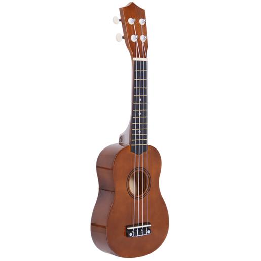 Homcom - Ukelele soprano 21" Madeira Castanho