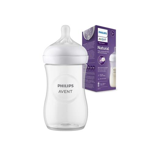 Philips Avent - Biberão natural com tetina natural 260 ml 1m+ | sem BPA