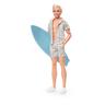 Barbie - Muñeco Ken Signature con chaleco a rayas y tabla de surf ㅤ