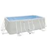 Outsunny - Piscina desmontável tubular cinza 10.000 l com bomba de filtro