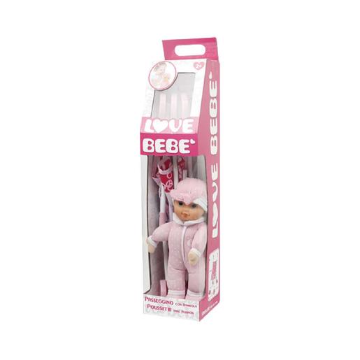 Love Bebe - Cadeira de passeio com boneco