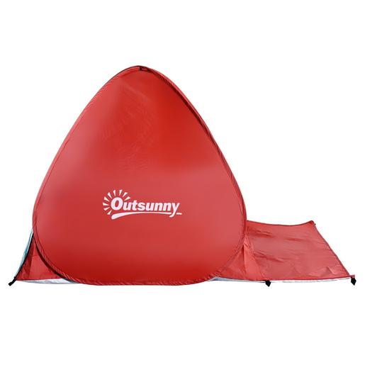 Outsunny - Tenda Pop Up praia Vermelho