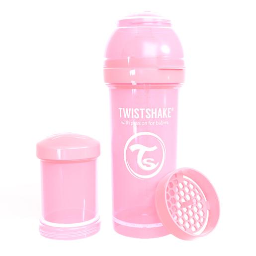 Twistshake - Biberão 260 ml - Rosa