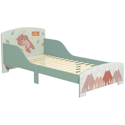 Homcom - Cama infantil Montanhas Verde