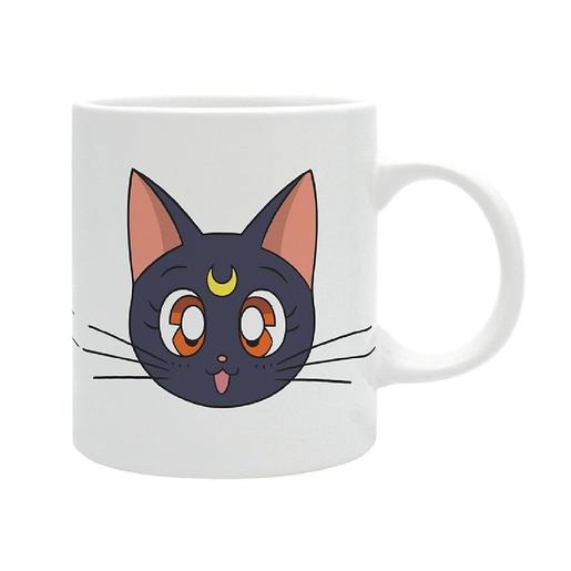 Sailor Moon - Caneca de Cerâmica 320 ml Luna e Artemis