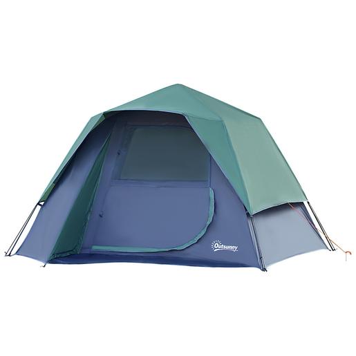 Outsunny - Tenda de Campismo Pop Up 250x194x160 cm Verde