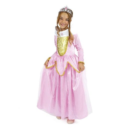 Miss Fashion - Vestido princesa cor-de-rosa 116 cm (4-6 anos)