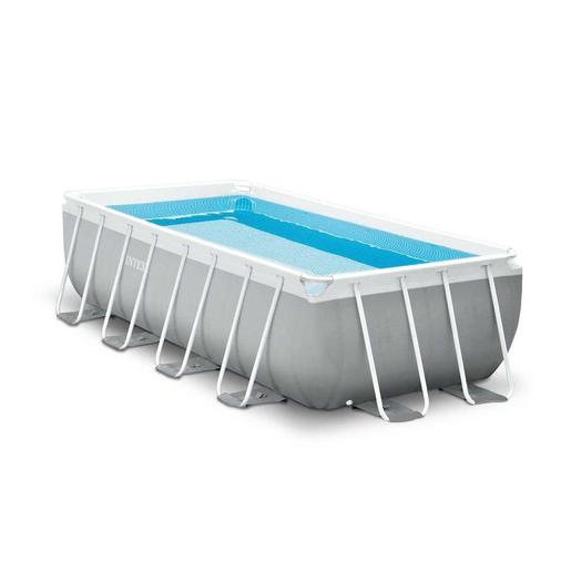 Intex - Piscina retangular removível Prism Frame 488x244x107 cm com bomba ㅤ