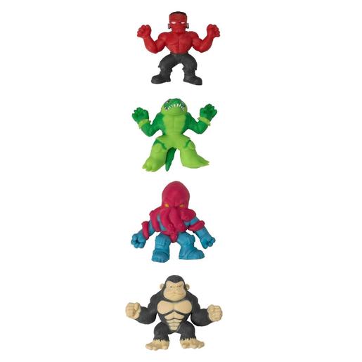 Invincible Heroes - Pack 4 Monstros Stretchy (vários modelos)