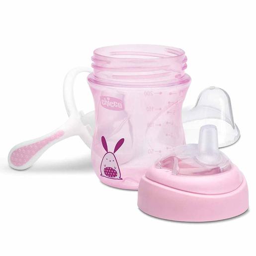 Chicco - Vaso transición Rosa 200 ml (varios modelos)