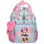 Disney - Mochila pré-escolar adaptável My Happy Place em poliéster azul 23x28x10cm 6,44L