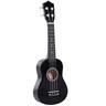 Homcom - Ukelele soprano 21" Madeira Preto