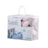 Plastimyr - Protector de Cuna Twist Rosa, Gris y Blanco 120 cm