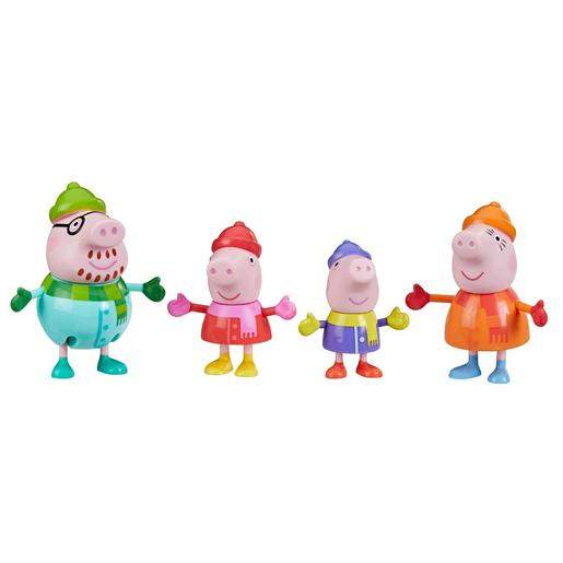 Peppa Pig - Aventuras en familia - Pack 4 figuras