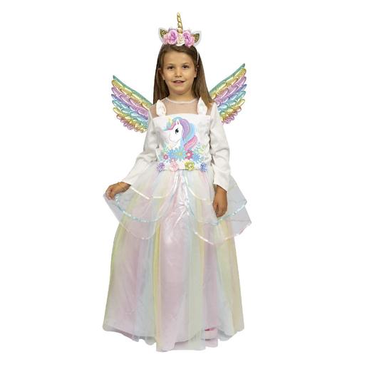 Miss Fashion - Vestido princesa unicórnio 110 cm (3-5 anos)