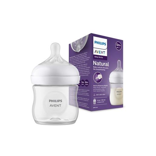 Philips Avent - Biberão Natural com Tetina Answer 125 ml 0m+ | Sem BPA