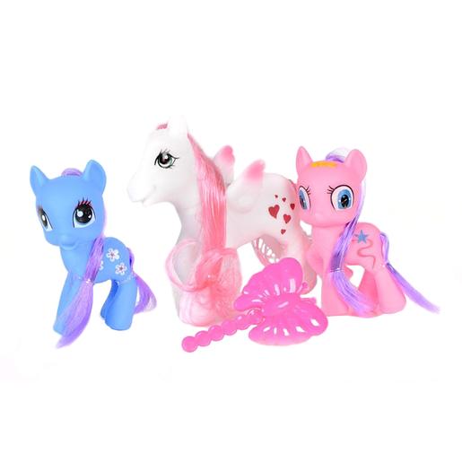 Kids World - Set de 3 Ponis