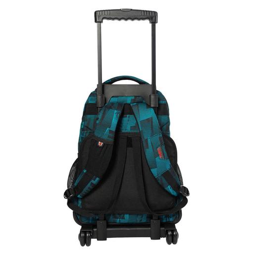 Totto - Mochila escolar con ruedas Renglones - Azul