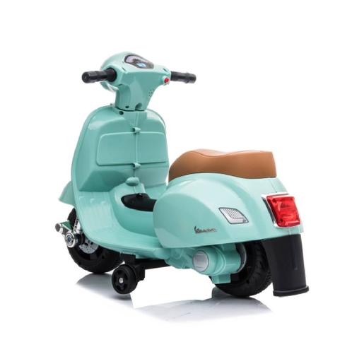 Mini Vespa verde oliva 6V