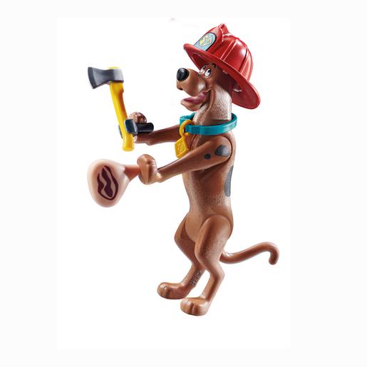 Playmobil - SCOOBY-DOO! Figura para colecionar Bombeiro 70712