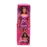 Barbie - Boneca Fashionista Curvy Vitiligo - Vestido com bolas