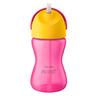 Philips Avent - Copo rosa com palhinha 300 ml +12 meses