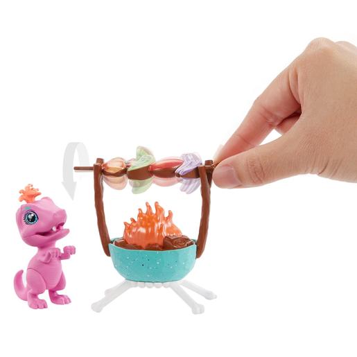 Cave Club - Boneca Emberly - Playset BBQs