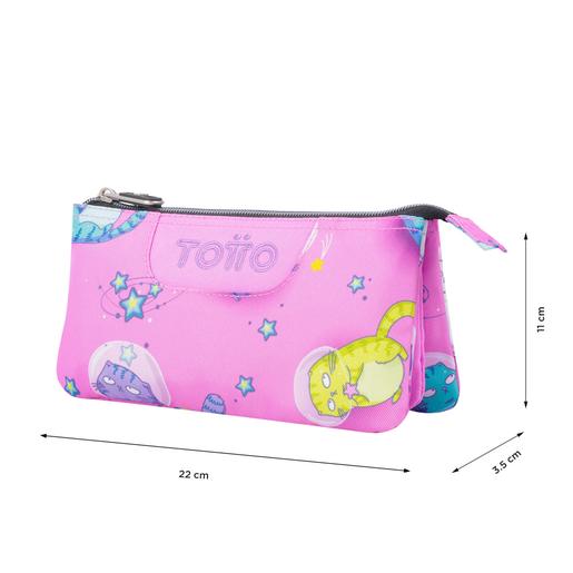 Totto - Estuche escolar gatos astronautas Tablero