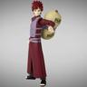 Bandai - Figura Gaara Anime Heroes Naruto Shippuden 17 cm ㅤ