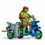 Tartarugas Ninja - Mota sidecar com Raphael