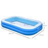 Outsunny - Piscina insuflável retangular 1.000 l