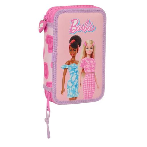 Safta - Estojo duplo de 28 cm Barbie Love