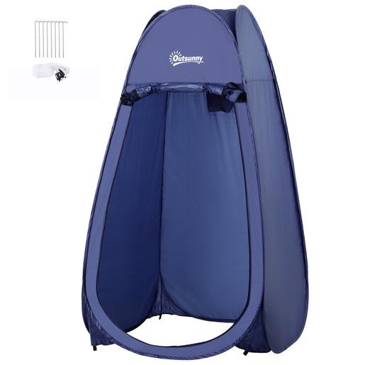 Outsunny - Tenda camping Pop Up Azul escuro