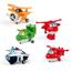 Super Wings - Pack 4 Transform-a-Bots (vários modelos)