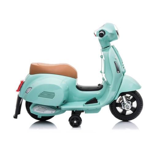 Mini Vespa verde oliva 6V