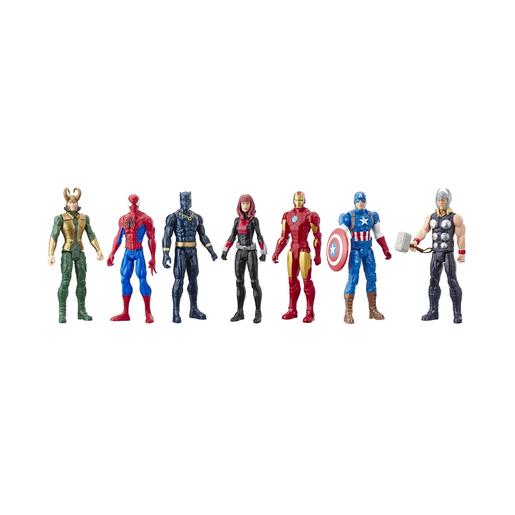 Marvel - Os Vingadores - Pack de figuras Titan Hero