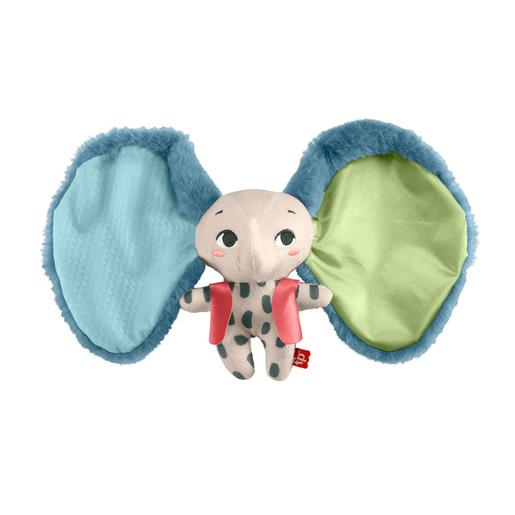 Fisher Price - Peluche Elefante Sensorial Orelhas Suaves ㅤ