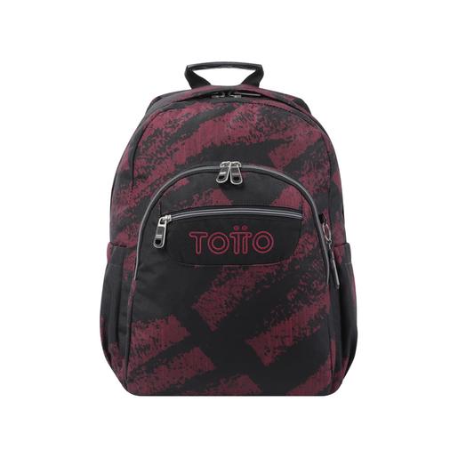 Totto - Mochila escolar giz vermelho Acuarela