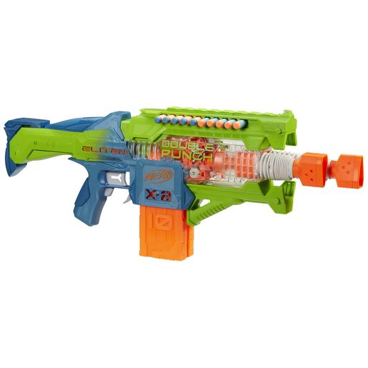 Nerf - Lançador motorizado Double Punch com 50 dardos e 2 clipes ㅤ