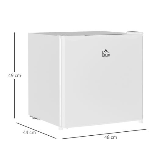 Homcom - Mini Frigorífico Branco com Congelador 46L