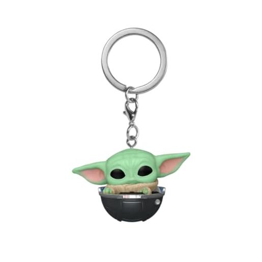 Funko - Baby Yoda - Porta-chaves Colecionável Star Wars Mandaloriano Grogu em Vinil ㅤ