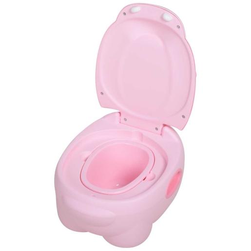 Homcom - Bacio infantil  hipopótamo Cor de Rosa