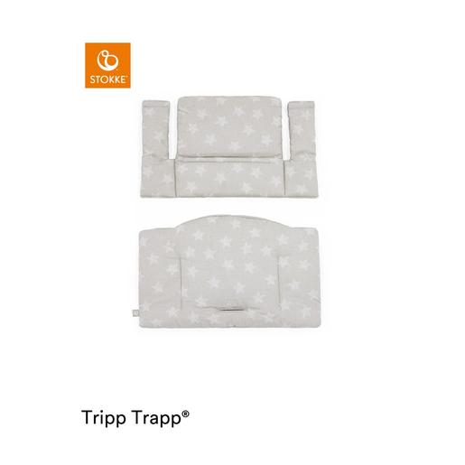 Stokke - Almofada para cadeira Tripp Trapp cinza com estrelas