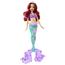 Disney - Boneca sereia princesa muda de cor, cabelo e cauda  HLW00