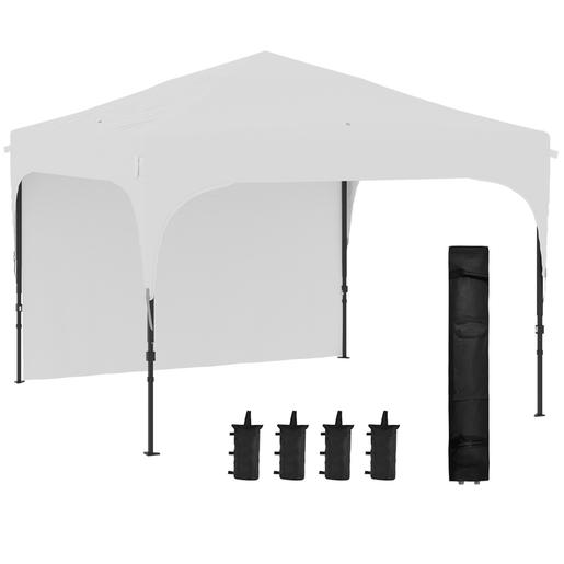 Outsunny - Tenda dobrável 3x3 m Branco