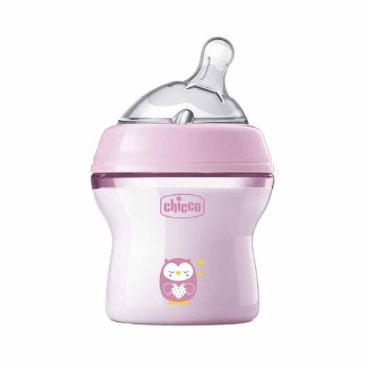 Chicco - Biberão Natural Feeling Rosa 150ml