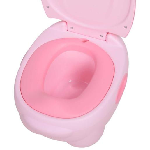 Homcom - Bacio infantil  hipopótamo Cor de Rosa