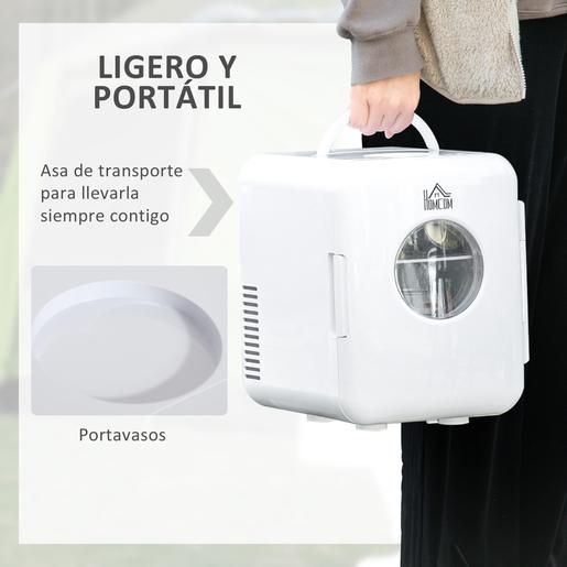 Homcom - Mini Frigorífico 4L com Função de Frio e Calor