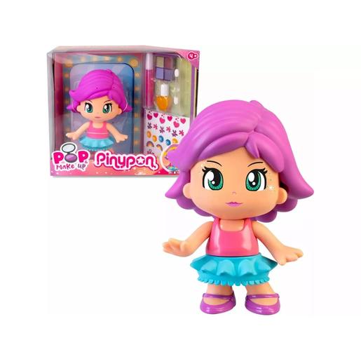 Pinypon - Pop & Make Up Boneca e maquilhagem ㅤ