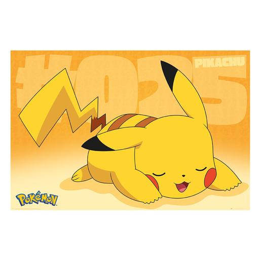 Pokémon - Póster Pikachu durmiendo